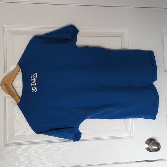 Von Dutch Logo Spell Out Shirt T-Shirt, US Men's SM, EUC - Picture 2 of 16